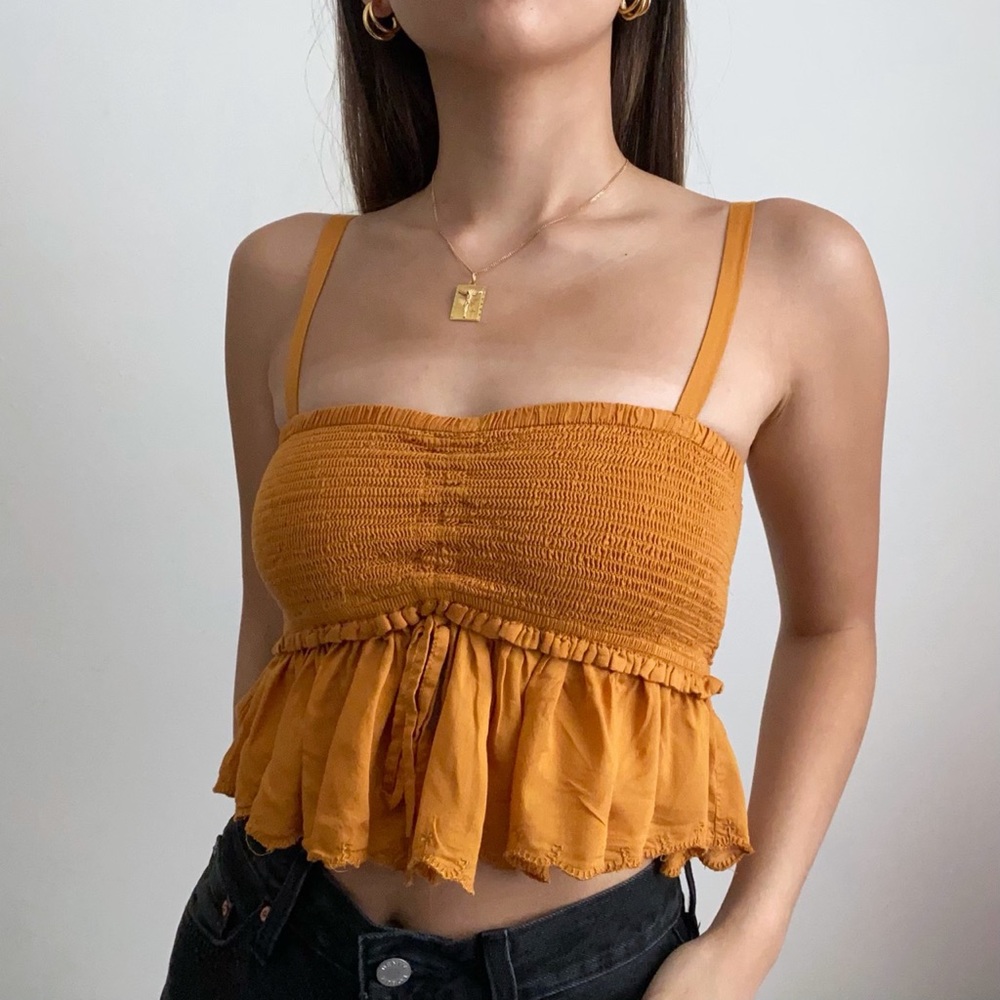 NWT! Aritzia Wilfred Dareau Camisole in Cairo gold